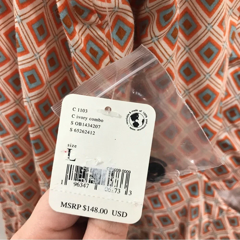 Free People Ivory Combo It Takes Two Sleeve Mini Dress - Picture 7 of 10